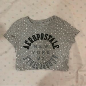 Aeropostale Gray Graphic Tee